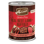 Merrick Merrick Real Beef Lamb & Buffalo Wet Dog Food Grain Free - 12.7 oz Can, CASE OF 12