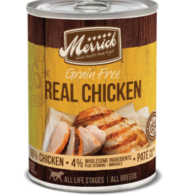 Merrick MERRICK GRAIN FREE DOG REAL CHICKEN CAN 13.2OZ CASE OF 12