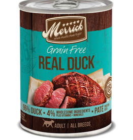 MERRICK PET CARE, INC. MERRICK GRAIN FREE DOG REAL DUCK CAN 13.2OZ CASE OF 12