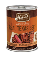 Merrick Merrick Grain Free Real Texas Beef Dinner Wet Canned Dog Food - 12.7 oz, CASE OF 12