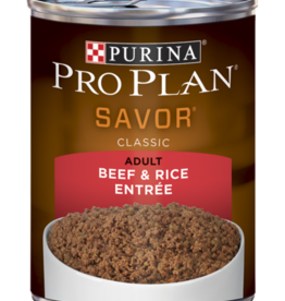Nestle Purina PRO PLAN DOG CAN BEEF & RICE 13OZ CASE OF 12