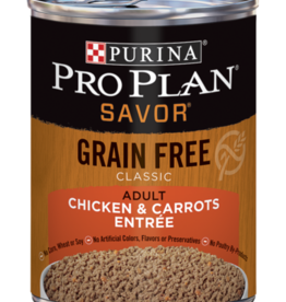Nestle Purina PRO PLAN DOG CAN CHICKEN & CARROTS GRAIN FREE 12.5OZ CASE OF 12