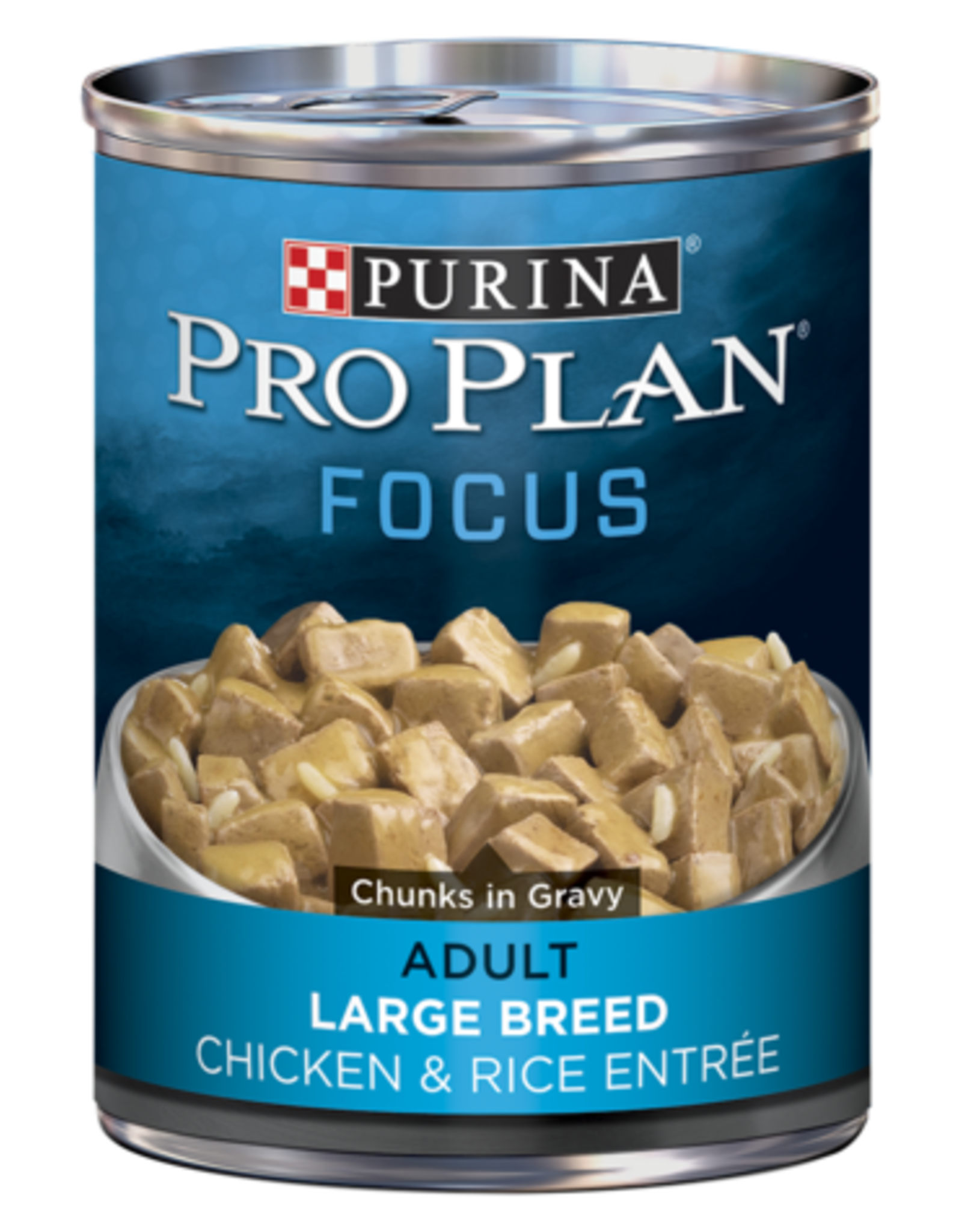 NESTLE PURINA PETCARE PRO PLAN DOG CAN LARGE BREED CHICKEN & RICE 13OZ CASE OF 12