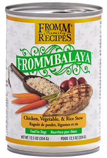 FROMM FAMILY FOODS LLC FROMM DOG FROMMBALAYA CHICKEN & RICE STEW CAN 12.5OZ CASE OF 12