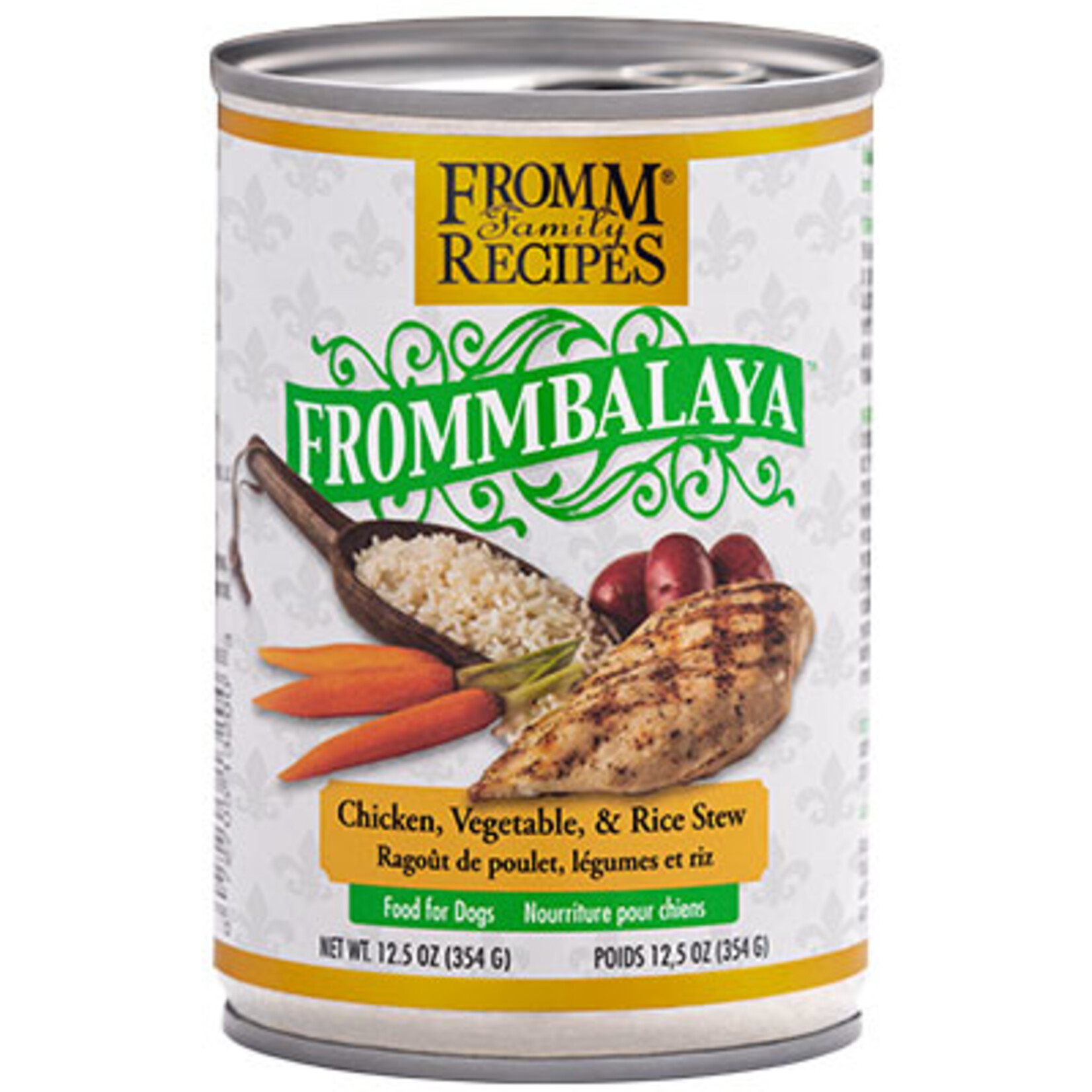 Fromm Fromm Family Recipes Frommbalaya Chicken, Vegetable, & Rice Stew Canned Dog Food - 12.5 Oz, Case of 12