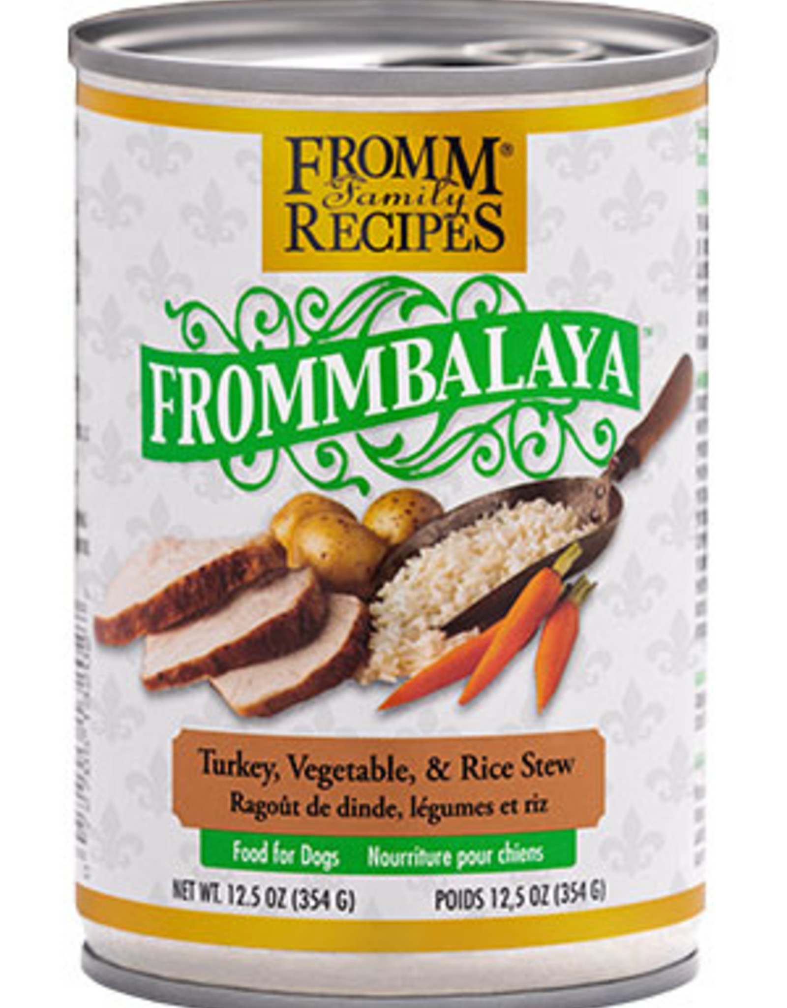 FROMM FAMILY FOODS LLC FROMM DOG FROMMBALAYA TURKEY & RICE STEW CAN 12.5OZ CASE OF 12