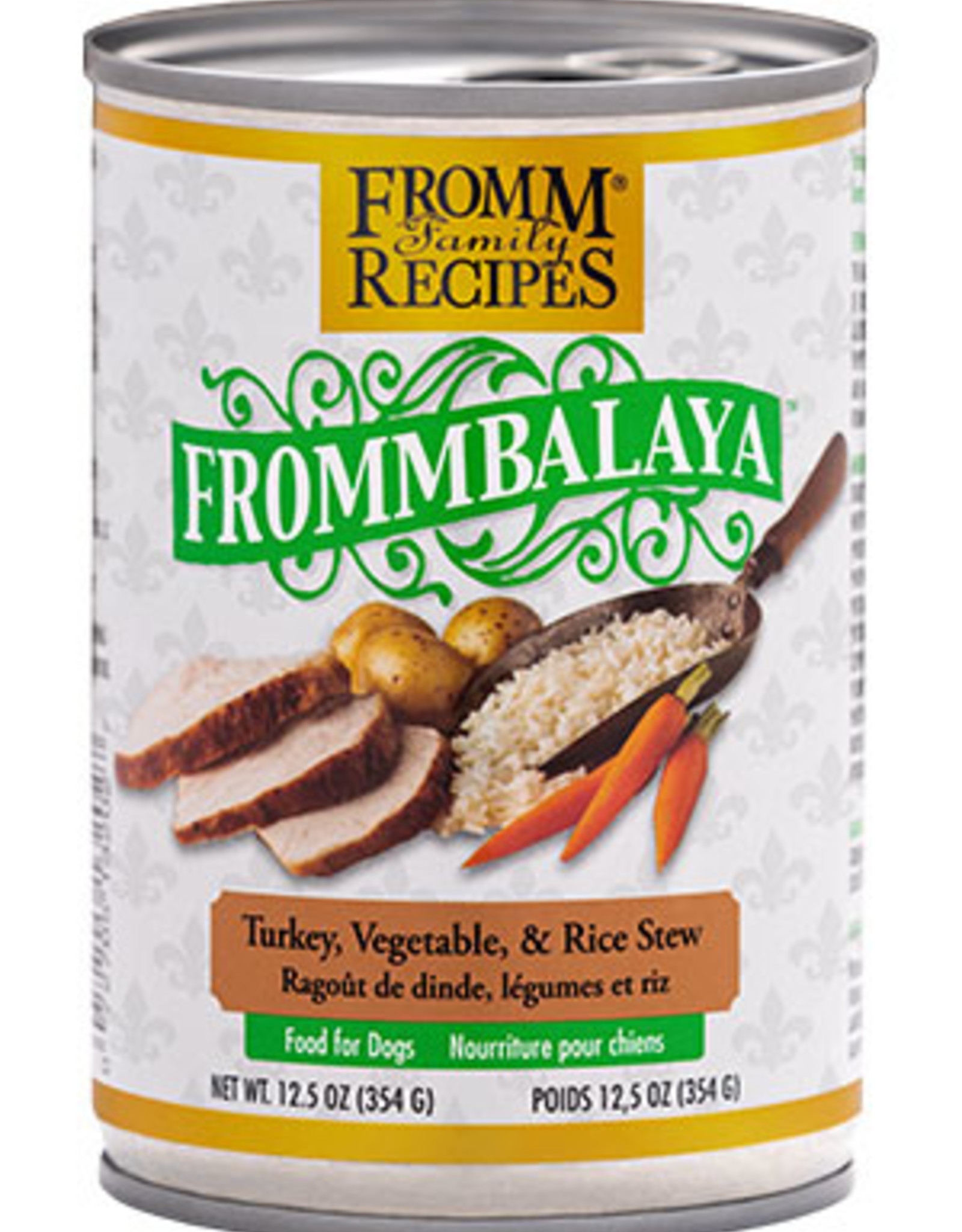 Fromm Fromm Family Recipes Frommbalaya Turkey, Vegetable, & Rice Stew Canned Dog Food - 12.5 Oz, Case of 12