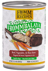 FROMM FAMILY FOODS LLC FROMM DOG FROMMBALAYA BEEF & RICE STEW CAN 12.5OZ CASE OF 12
