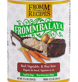 Fromm Fromm Family Recipes Frommbalaya Beef, Vegetable, & Rice Stew Canned Dog Food - 12.5 Oz, Case of 12