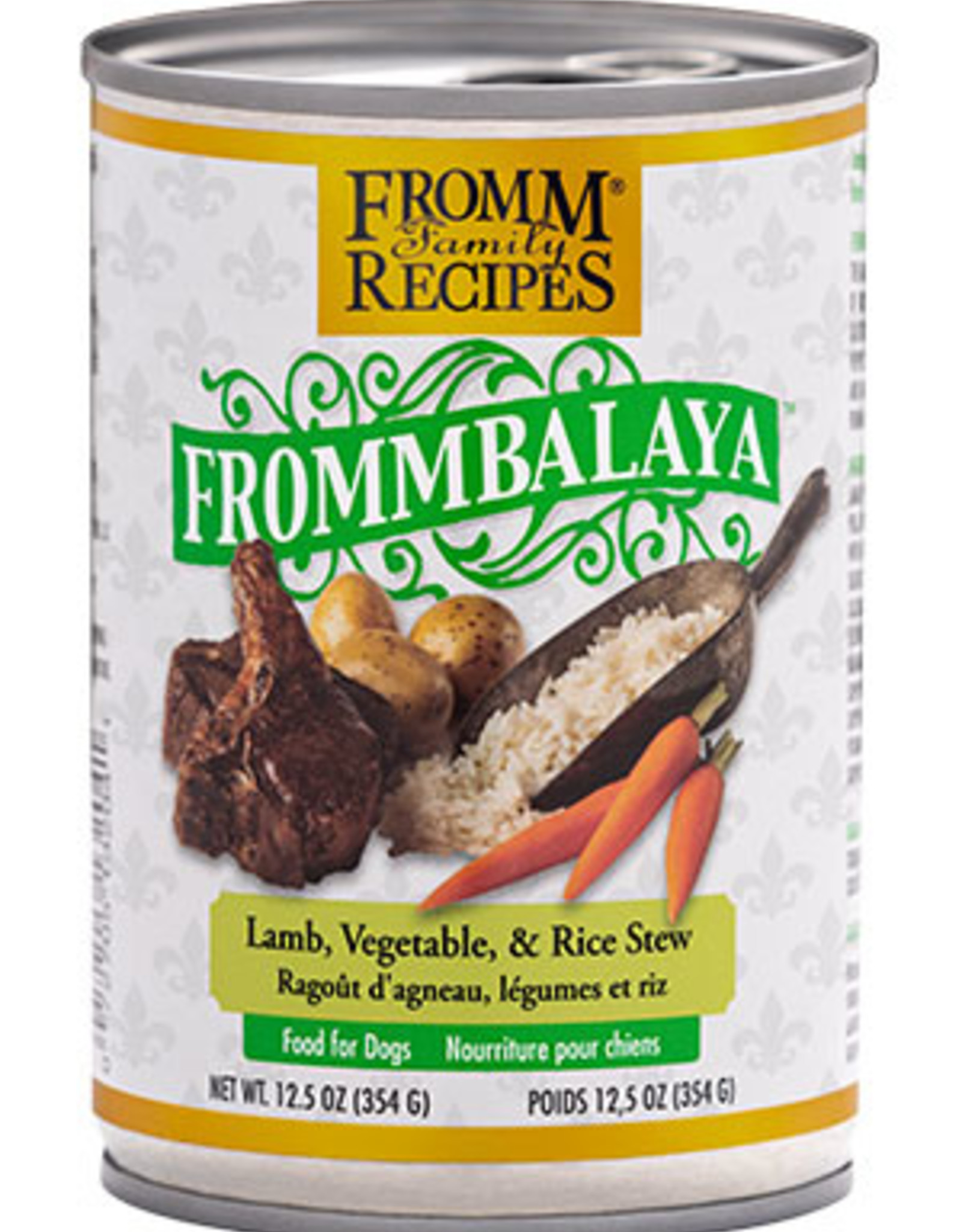 Fromm Fromm Family Recipes Frommbalaya Lamb, Vegetable, & Rice Stew Canned Dog Food - 12.5 Oz, Case of 12
