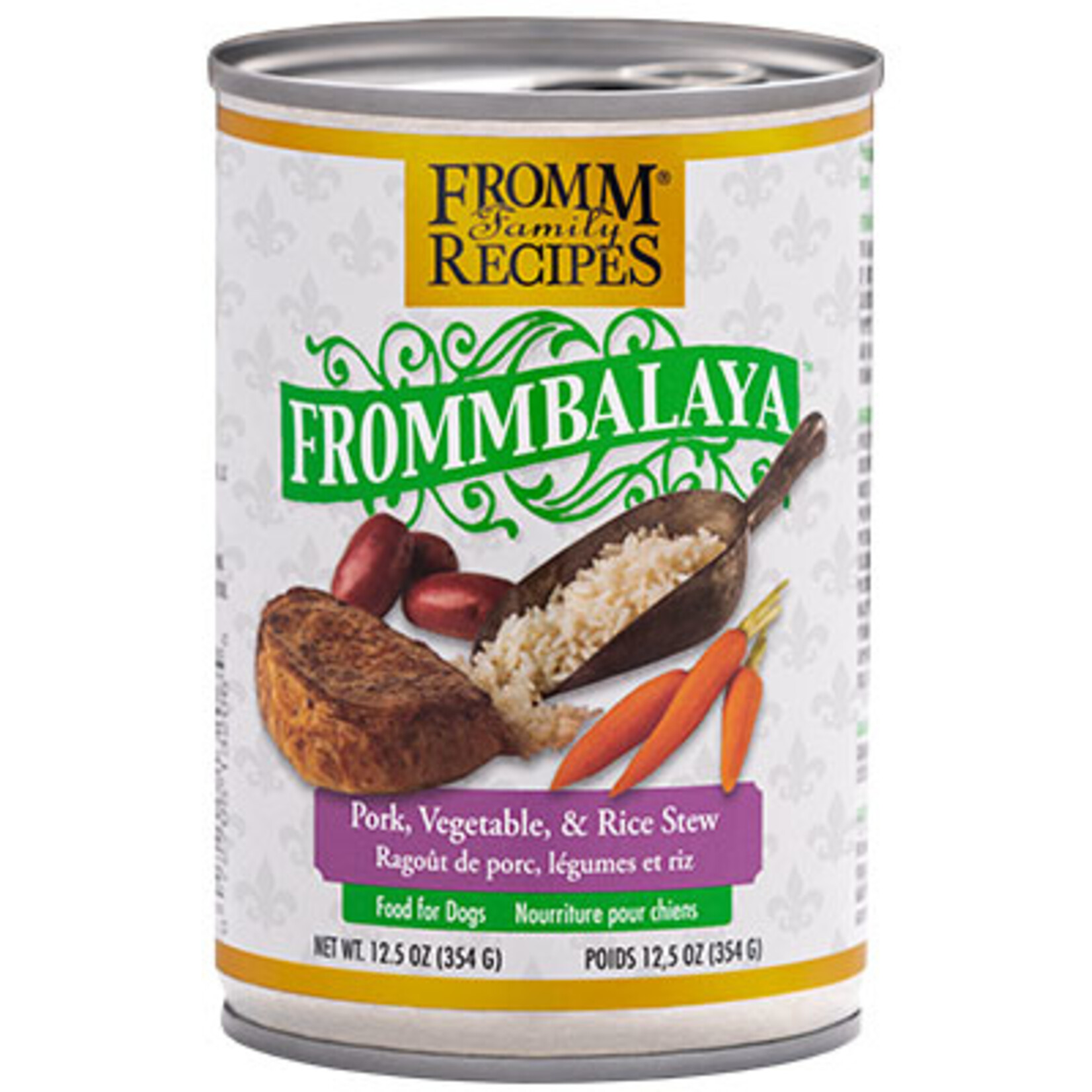 Fromm Fromm Family Recipes Frommbalaya Pork, Vegetable, & Rice Stew Canned Dog Food - 12.5 Oz, Case of 12