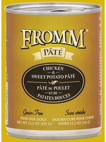 Fromm Fromm Chicken & Sweet Potato Pate Canned Dog Food - 12.2 Oz Case of 12