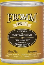 FROMM FAMILY FOODS LLC FROMM DOG PATE CHICKEN SWEET POTATO CAN 12.2OZ CASE OF 12