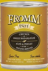 Fromm FROMM DOG PATE CHICKEN SWEET POTATO CAN 12.2OZ CASE OF 12