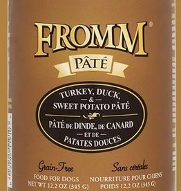 Fromm FROMM DOG PATE TURKEY & DUCK CAN 12.2OZ CASE OF 12