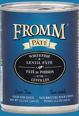 FROMM FAMILY FOODS LLC FROMM DOG PATE WHITEFISH CAN 12.2OZ CASE OF 12