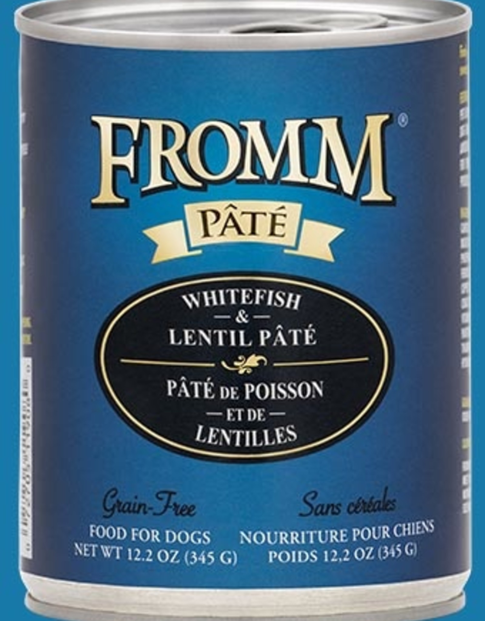 Fromm Fromm Whitefish & Lentil Pate Canned Dog Food - 12.2 Oz, Case of 12