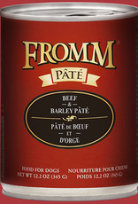 FROMM FAMILY FOODS LLC FROMM DOG PATE BEEF & BARLEY CAN 12.2OZ CASE OF 12