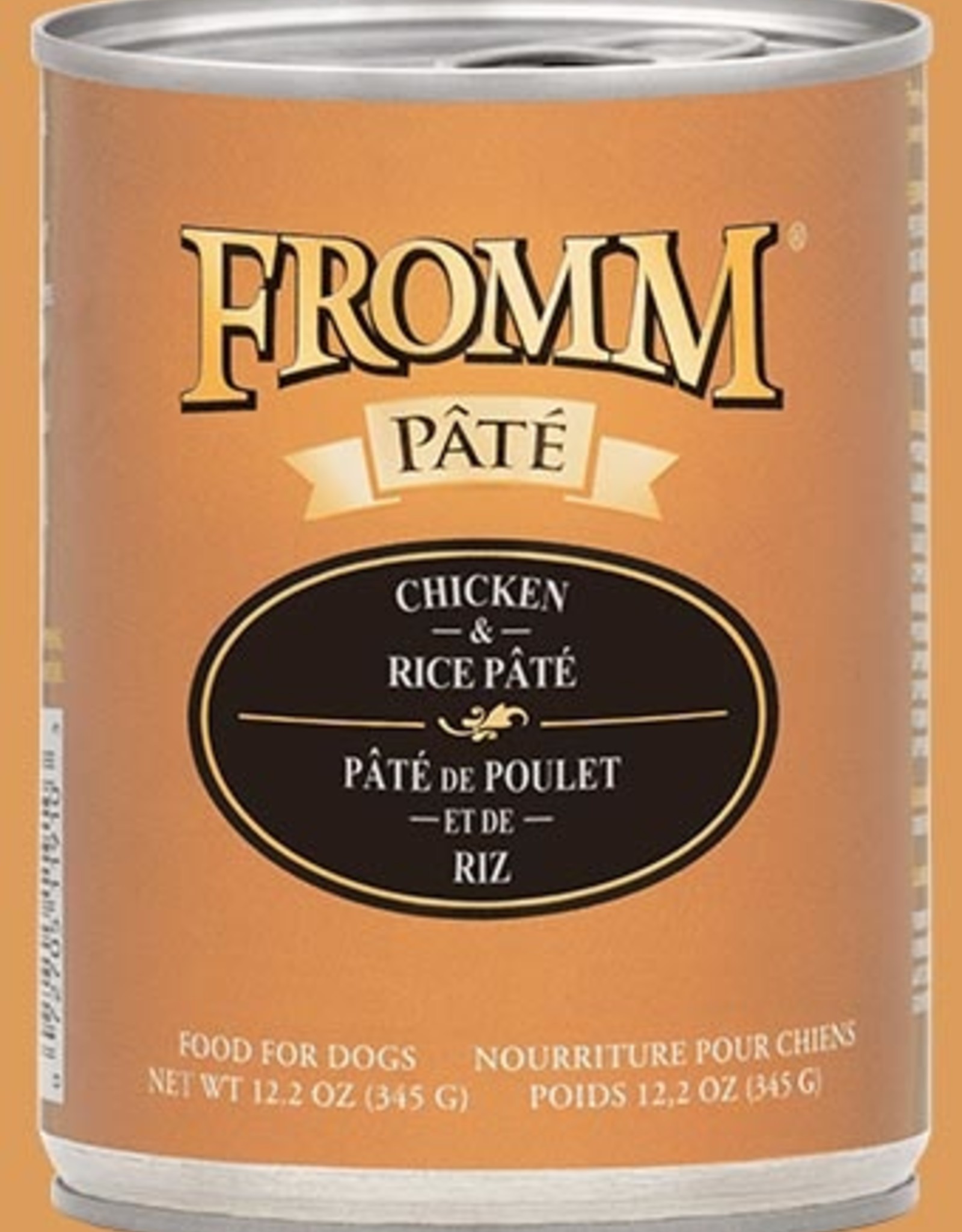 Fromm Fromm Chicken & Rice Pate Canned Dog Food - 12.2 Oz, Case of 12