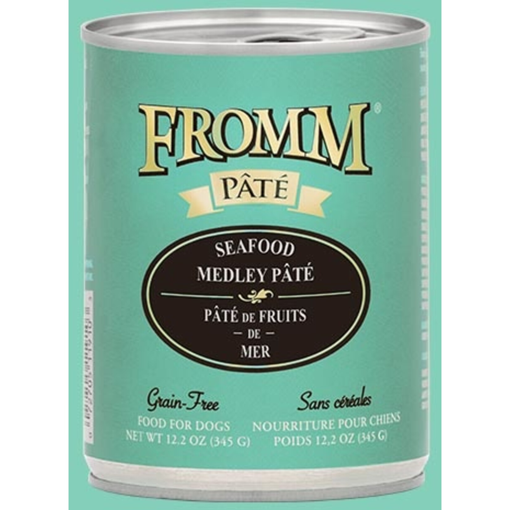 Fromm Fromm Seafood Medley Pate Canned Dog Food - 12.2 Oz, Case of 12