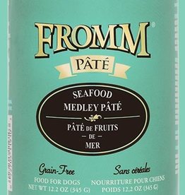 Fromm FROMM DOG PATE SEAFOOD MEDLEY CAN 12.2 OZ CASE OF 12