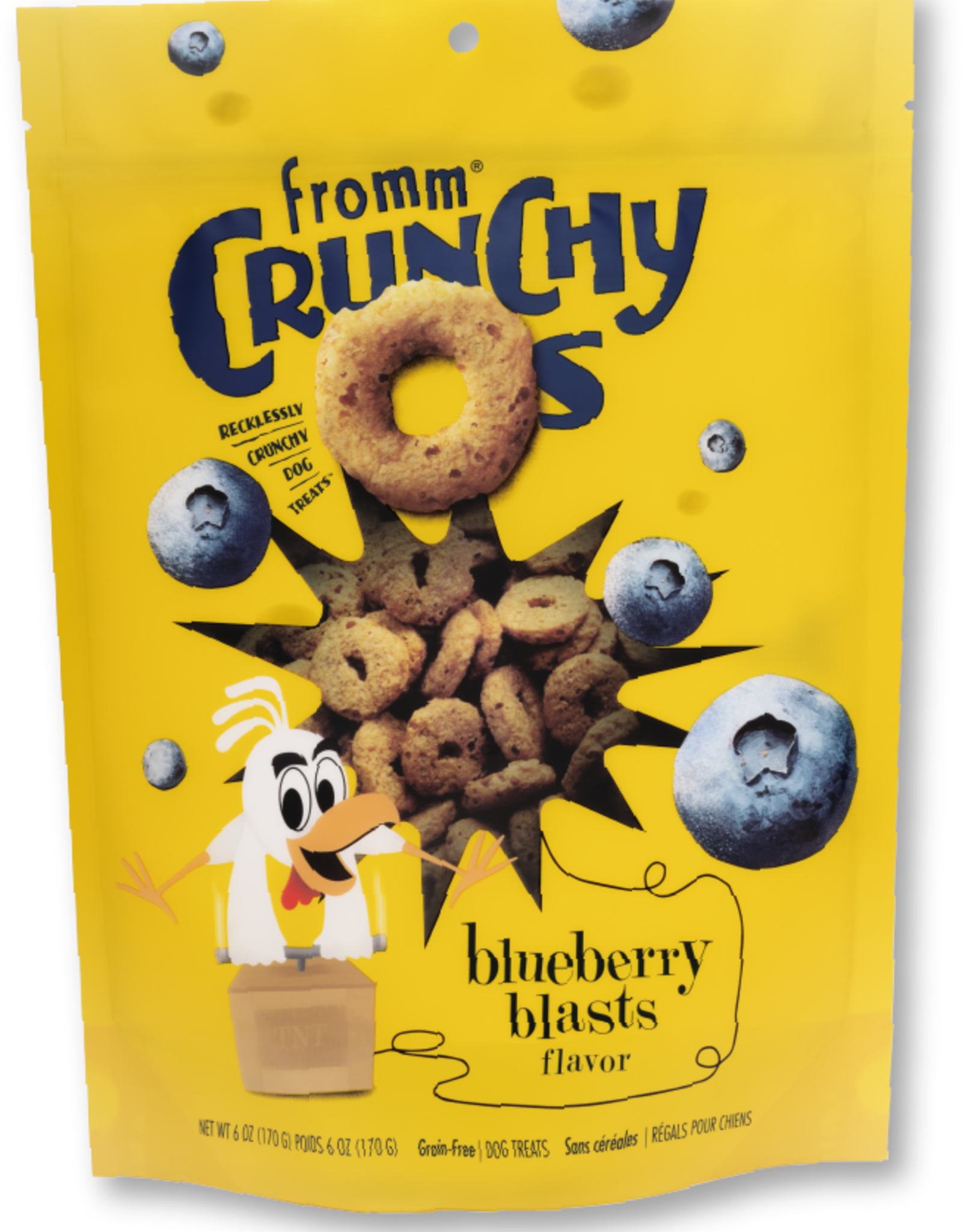 FROMM FAMILY FOODS LLC FROMM DOG CRUNCHY O'S BLUEBERRY BLAST 6OZ