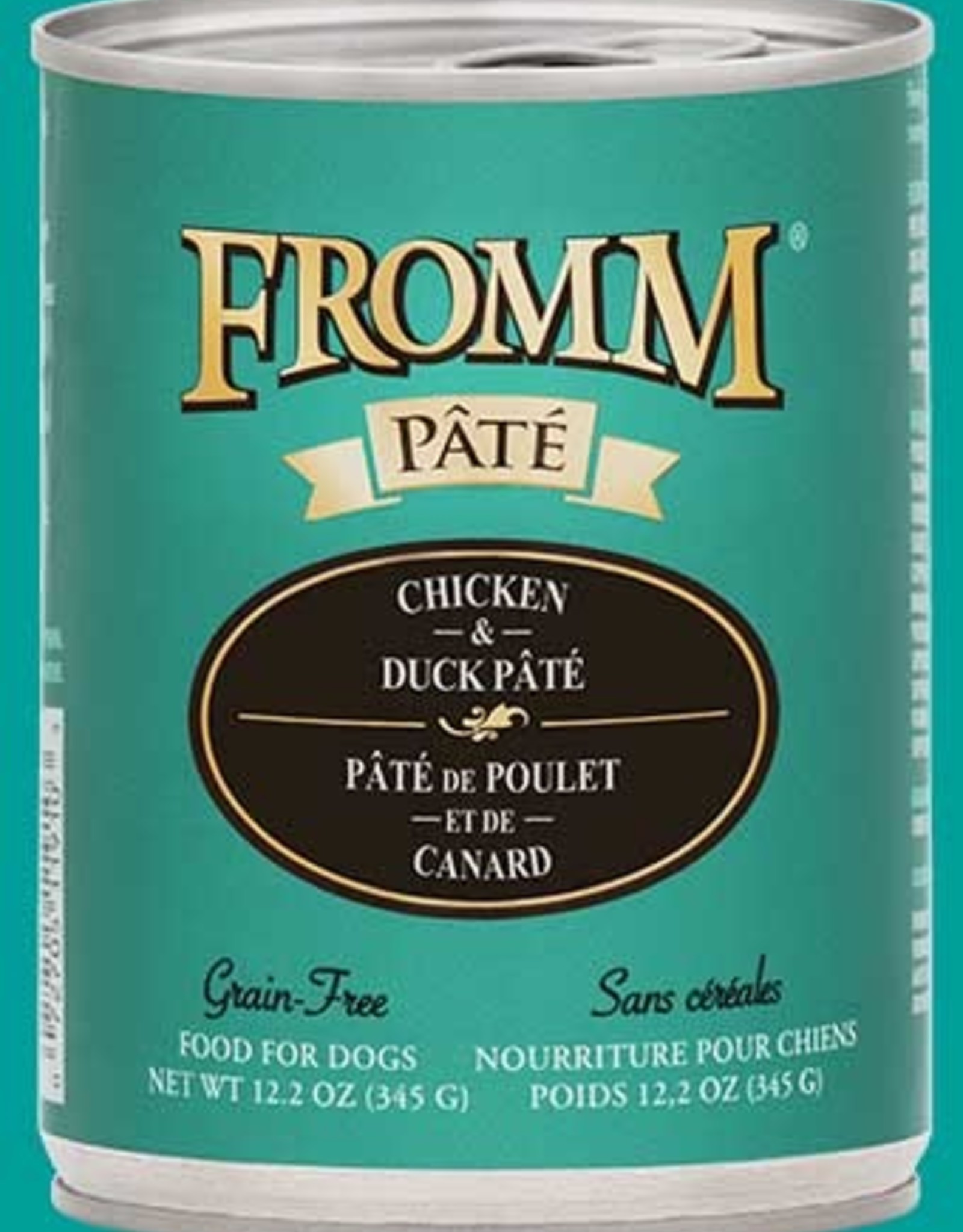 Fromm FROMM DOG PATE CHICKEN & DUCK CAN 12.2OZ CASE OF 12