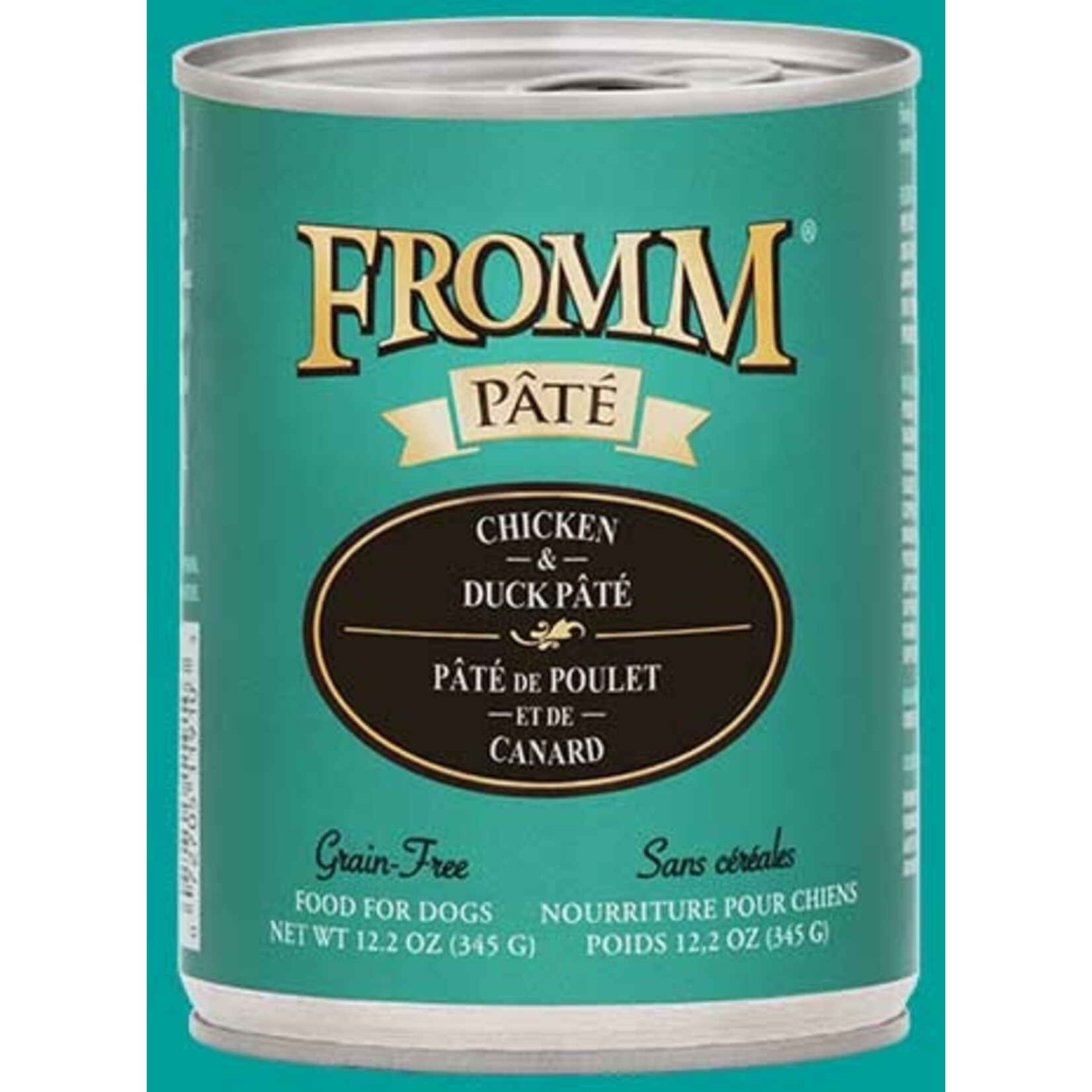 Fromm Fromm Chicken & Duck Pate Canned Dog Food - 12.2 Oz, Case of 12