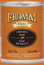 FROMM FAMILY FOODS LLC FROMM DOG PATE CHICKEN CAN 12.2OZ CASE OF 12