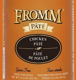 Fromm FROMM DOG PATE CHICKEN CAN 12.2OZ CASE OF 12
