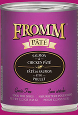 Fromm FROMM DOG PATE SALMON & CHICKEN CAN 12.2OZ CASE OF 12