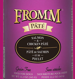 Fromm FROMM DOG PATE SALMON & CHICKEN CAN 12.2OZ CASE OF 12