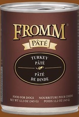 FROMM FAMILY FOODS LLC FROMM DOG PATE TURKEY CAN 12.2OZ CASE OF 12