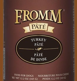 FROMM FAMILY FOODS LLC FROMM DOG PATE TURKEY CAN 12.2OZ CASE OF 12