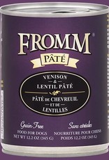 FROMM FAMILY FOODS LLC FROMM DOG VENISON & LENTILS CAN 12.2OZ CASE OF 12