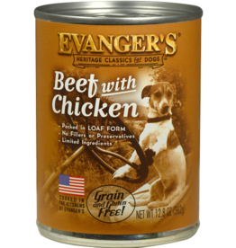 EVANGER'S EVANGER'S CLASSIC BEEF W/ CHICKEN 13OZ CASE OF 12