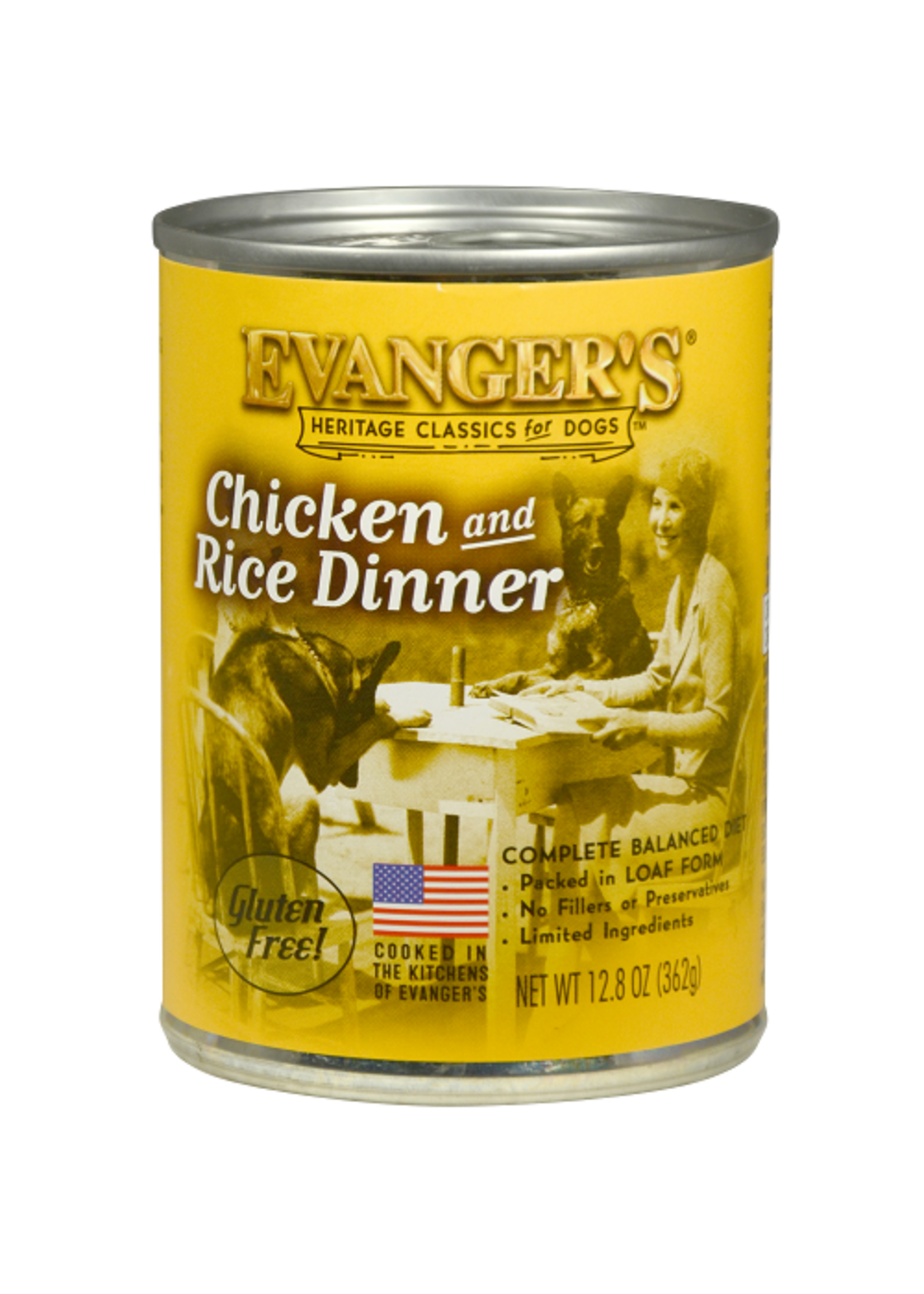 Evanger's EVANGER'S CLASSIC CHICKEN & RICE 13OZ CASE OF 12