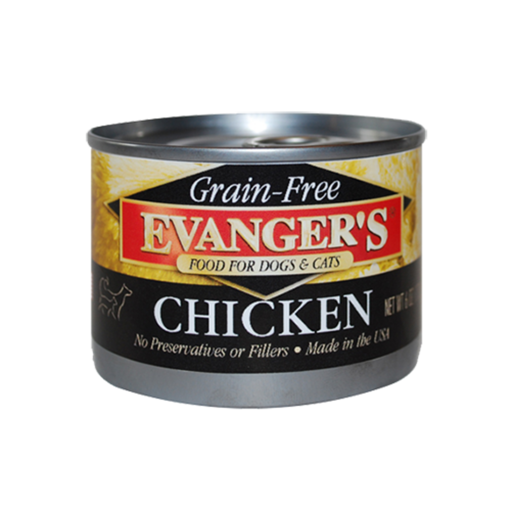 Evanger's EVANGER'S GRAIN FREE COOKED CHICKEN 13OZ CASE OF 12