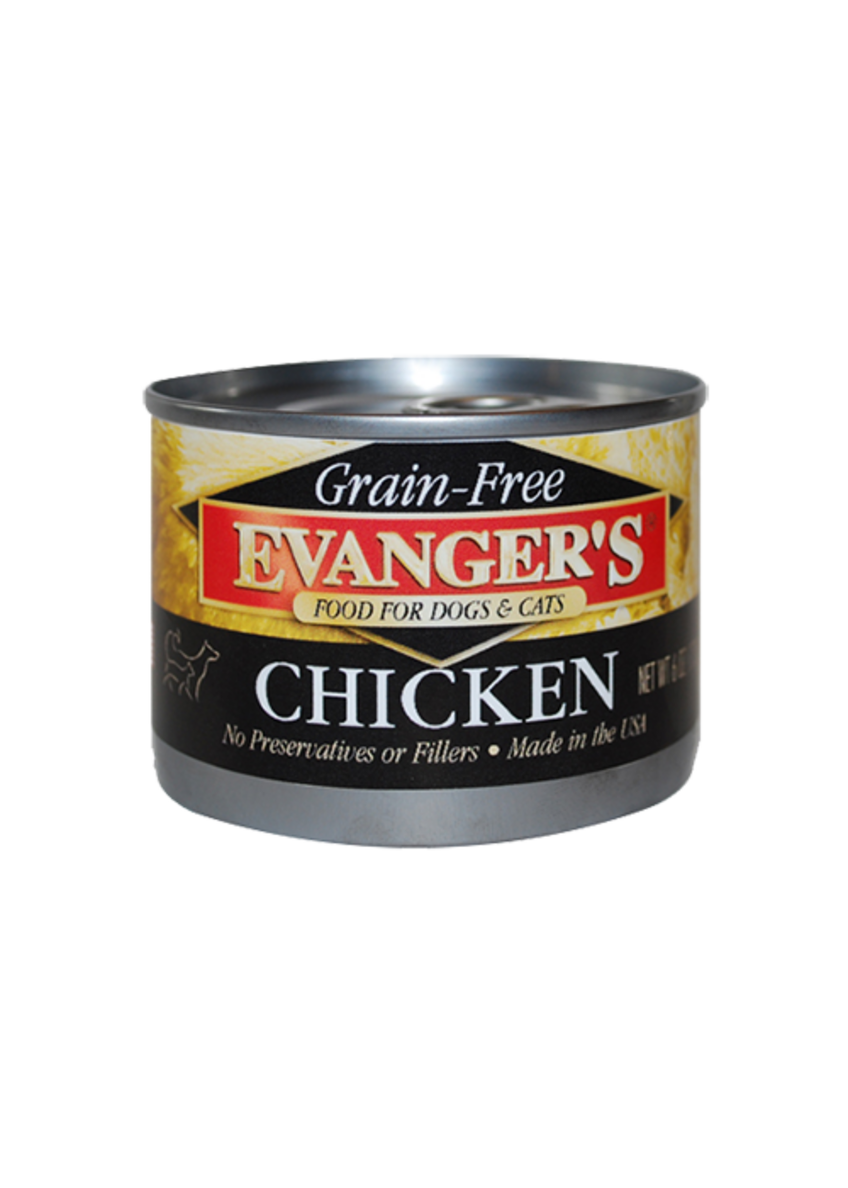 Evanger's EVANGER'S GRAIN FREE COOKED CHICKEN 13OZ CASE OF 12