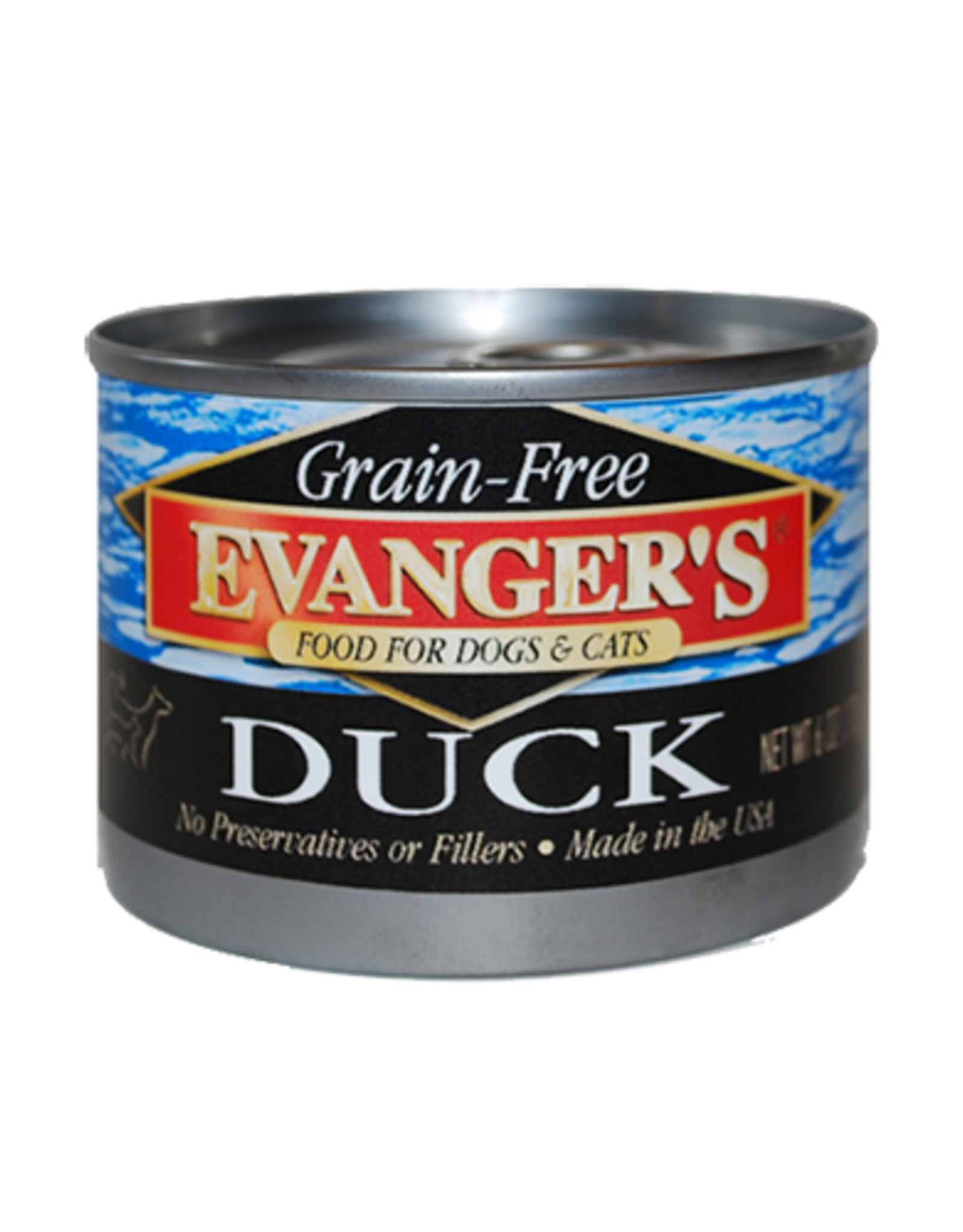 EVANGER'S EVANGER'S GRAIN FREE DUCK 6OZ CASE OF 24