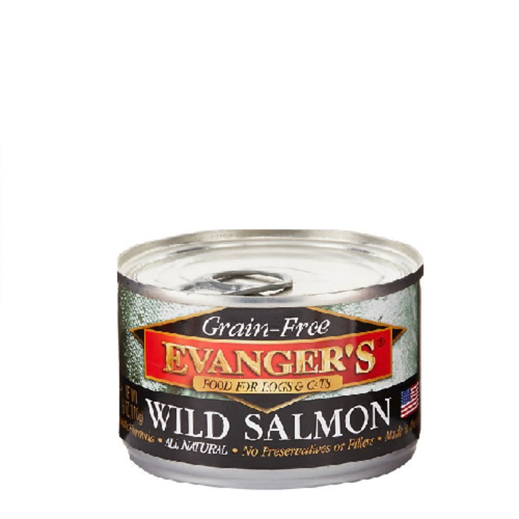 Evanger's EVANGER'S GRAIN FREE WILD SALMON 6OZ CASE OF 24