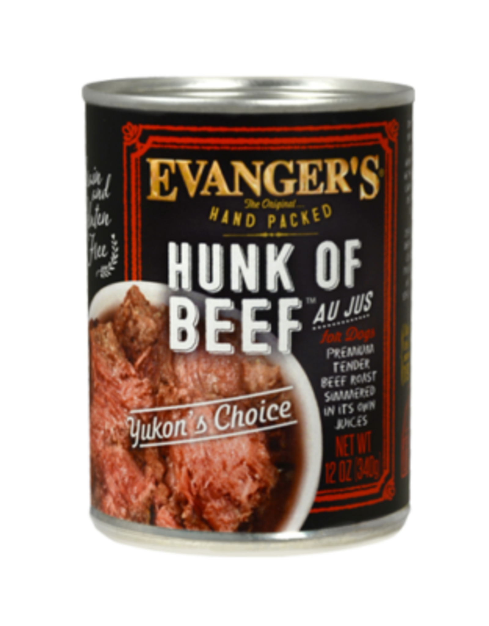 Evanger's EVANGER'S HP HUNK OF BEEF 12OZ CASE OF 12
