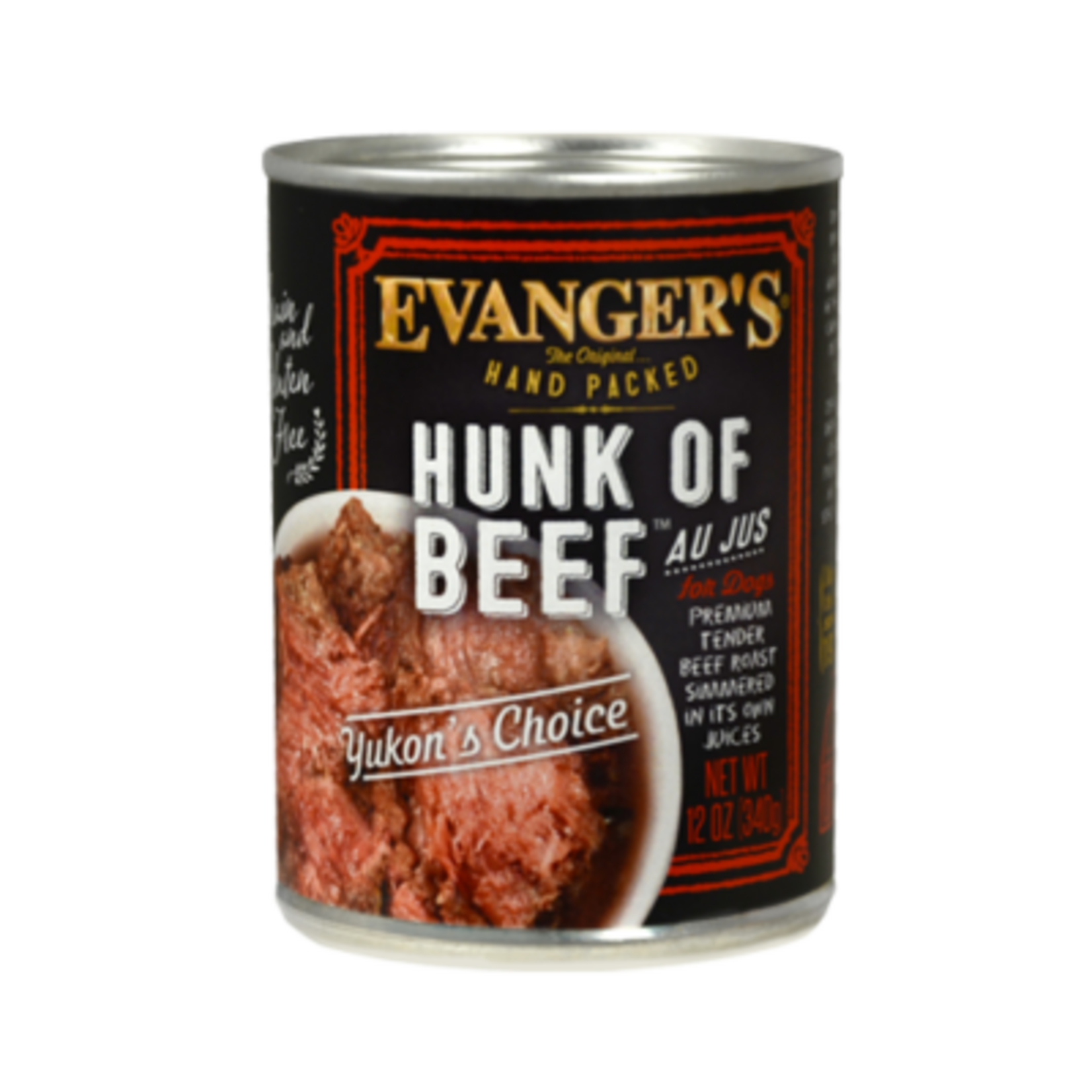 Evanger's EVANGER'S HP HUNK OF BEEF 12OZ CASE OF 12