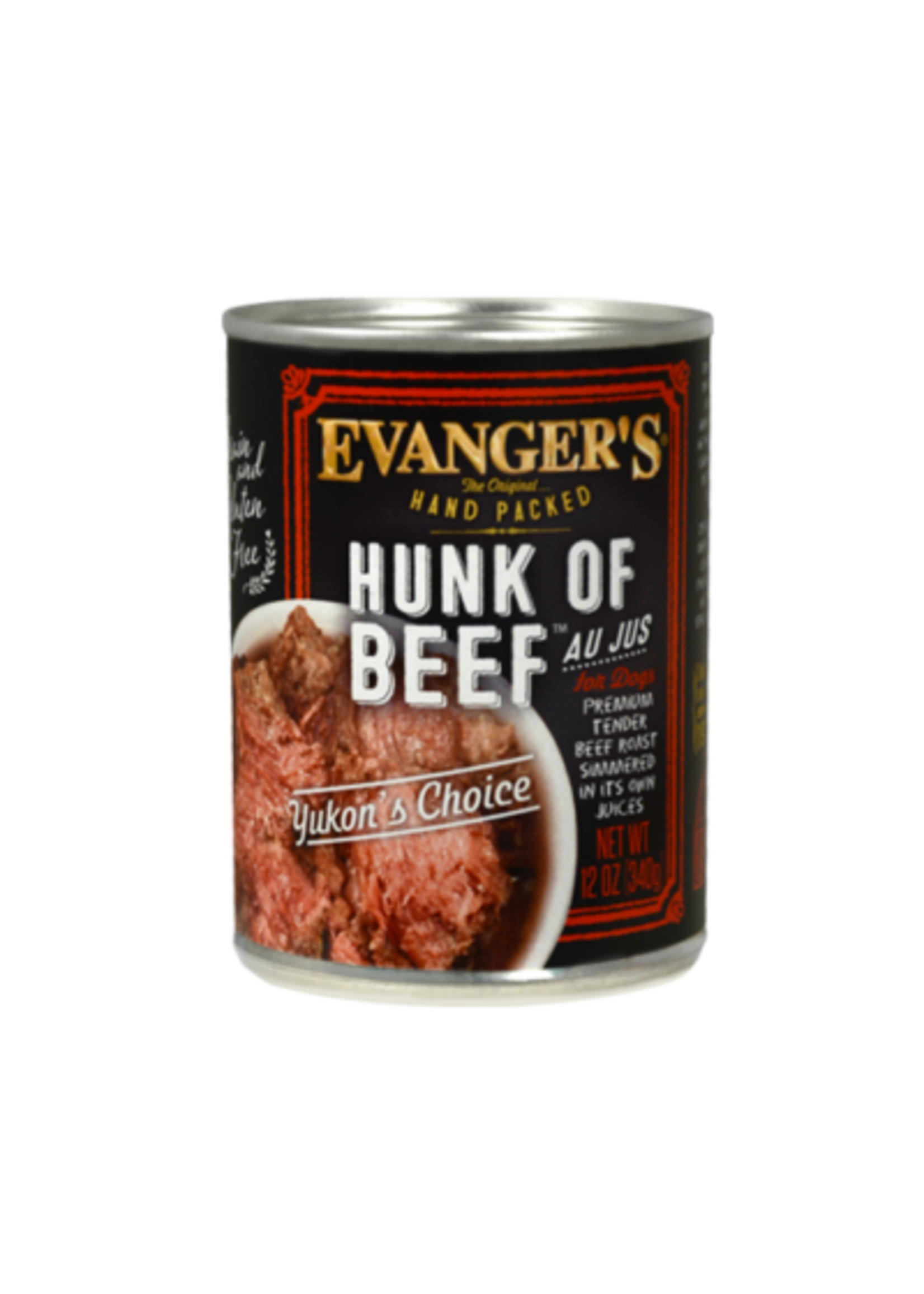 Evanger's EVANGER'S HP HUNK OF BEEF 12OZ CASE OF 12