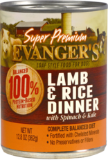 EVANGER'S EVANGER'S SP LAMB & RICE 13OZ CASE OF 12