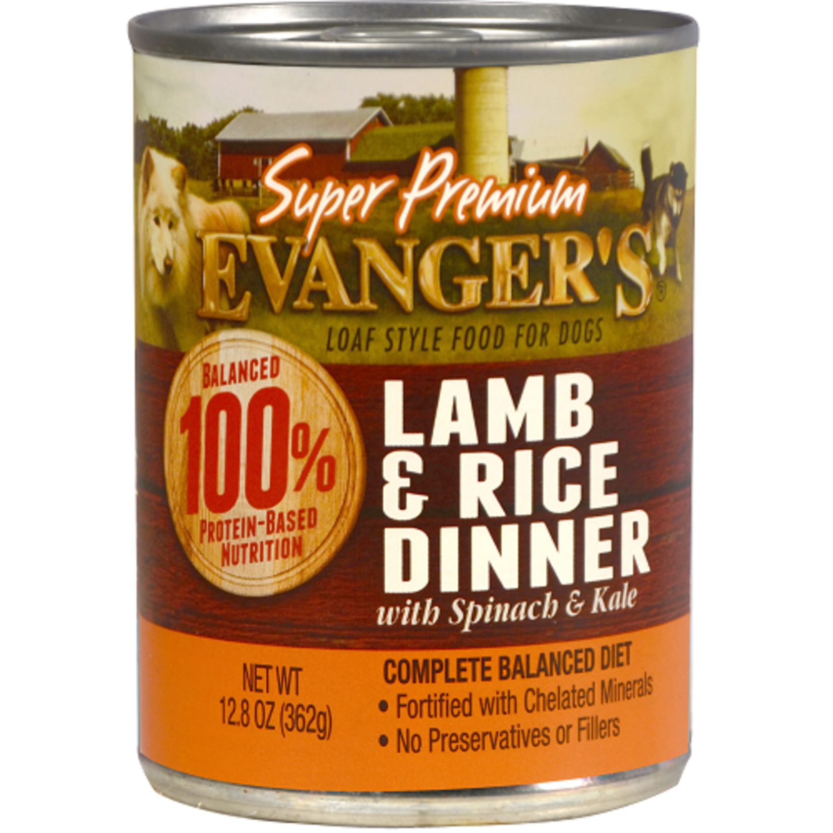 Evanger's EVANGER'S SP LAMB & RICE 13OZ CASE OF 12