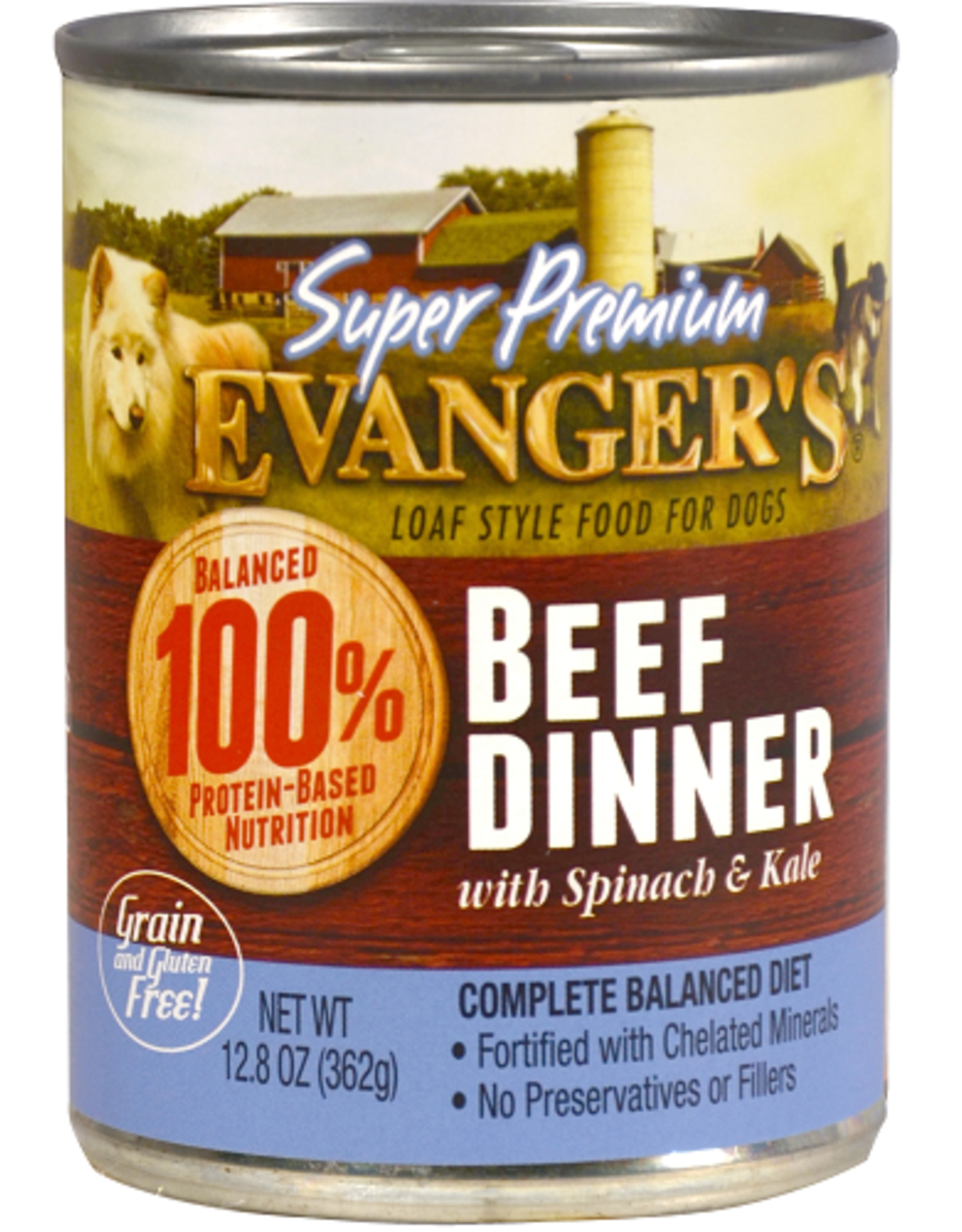 EVANGER'S EVANGER'S SP BEEF DINNER W/ CHUNKS 13OZ CASE OF 12