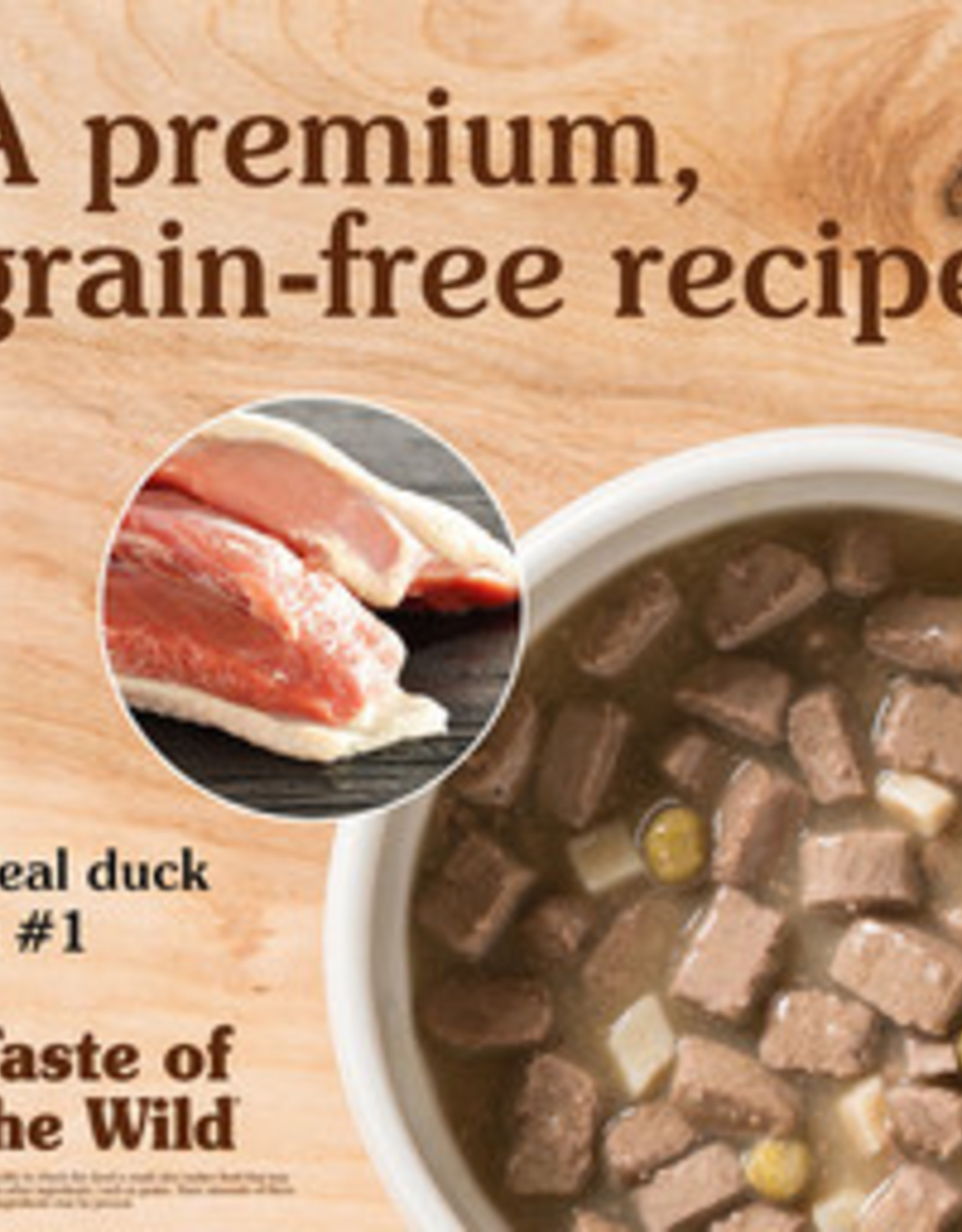 Taste of the Wild Taste of the Wild Wetlands Wet Canned Dog Food with Roasted Duck - 13.2 Oz, Case of 12