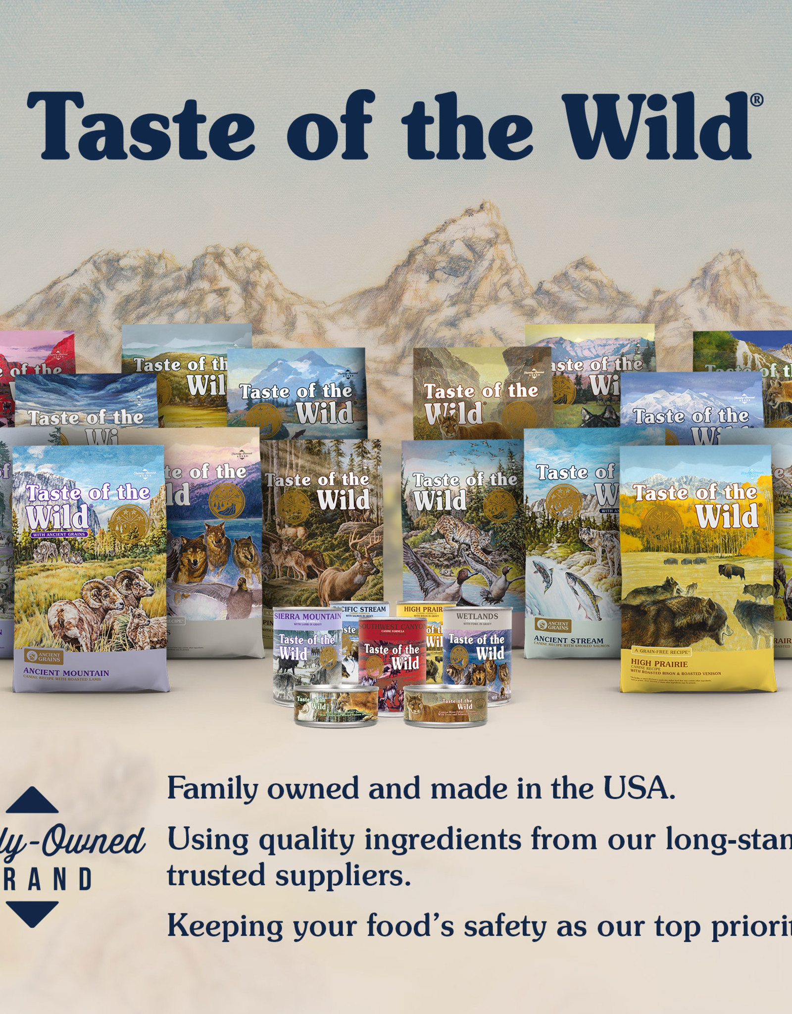Taste of the Wild TASTE OF THE WILD CAT CAN ROCKY MOUNTAIN 5.5OZ CASE OF 24