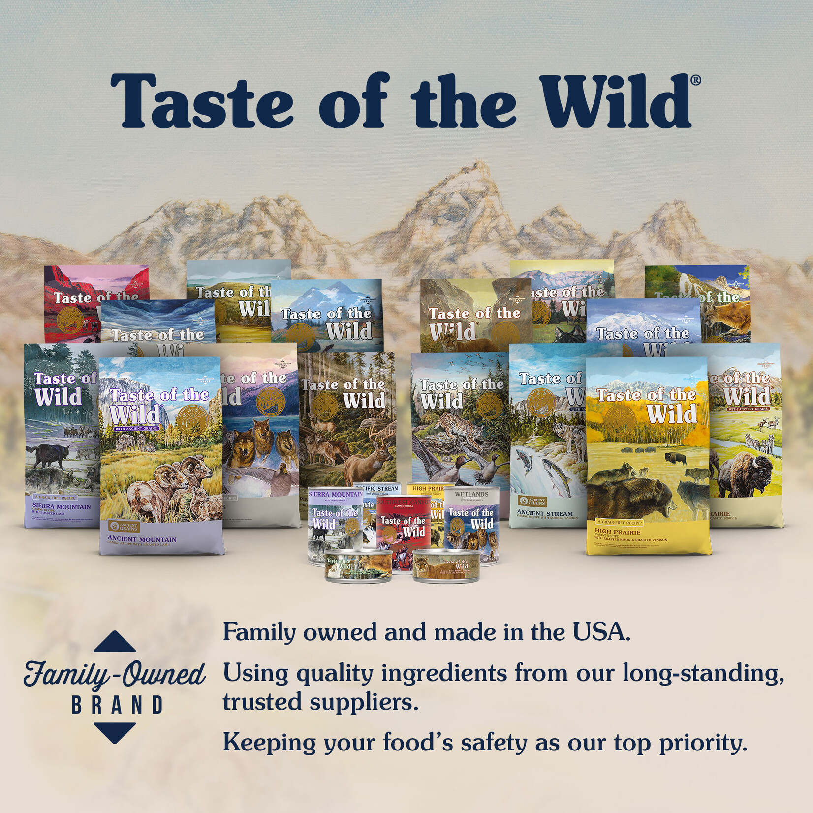 Taste of the Wild TASTE OF THE WILD CAT CAN ROCKY MOUNTAIN 5.5OZ CASE OF 24